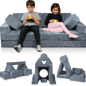 14pcs Modular Kids Play Couch, Child Sectional Sofa WK-SF5