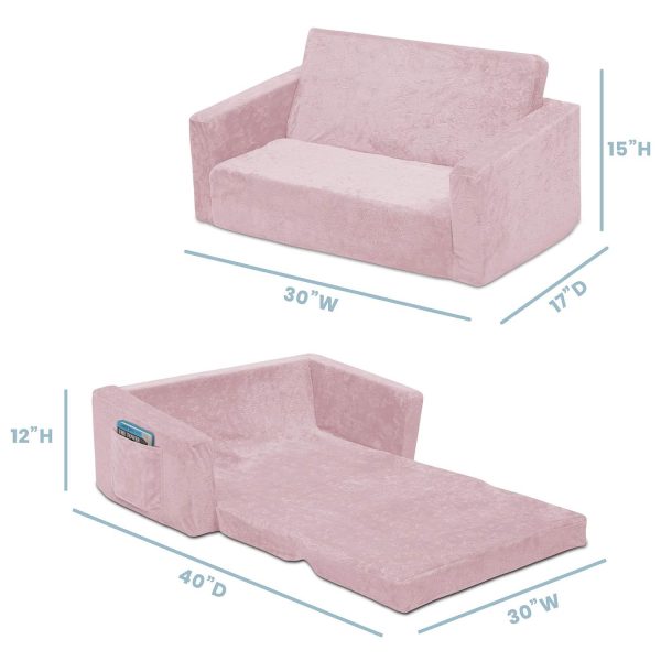 2-in-1 Flip Open CouchSleeper for Kids WK-SF1