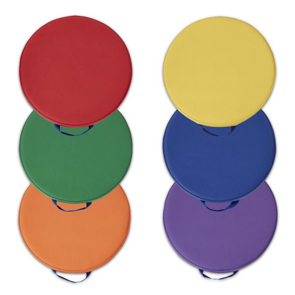 6-Piece Kid's Floor Round Cushions WK-MAT6