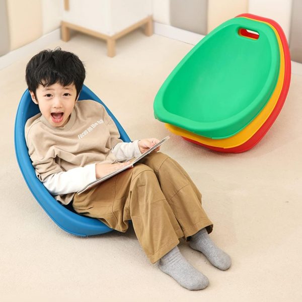 Plastic Toys Kids Scoop Rocker Chairs WK-DNK27