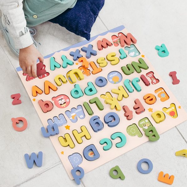 ABC Puzzle Shape Alphabet Learning Puzzles Toys WK-1857