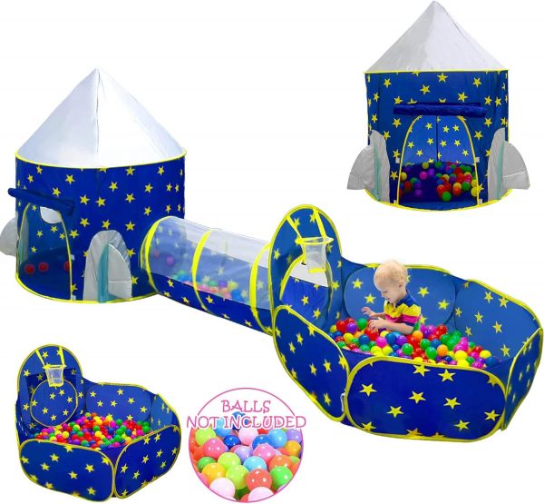 Baby Space World 3pc Kids Play Tent WK-ZP8