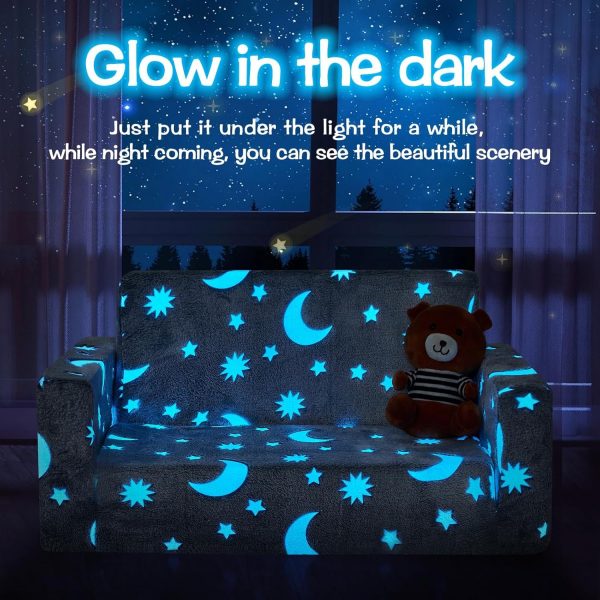 Glow in The Dark Open Baby Play Couch WK-SF4