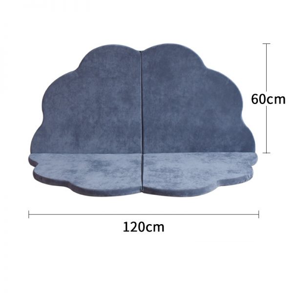 Indoor Foldable Four-leaf clover Crawlin Mat Grey WK-FP001