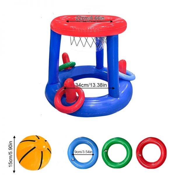 Inflatable Pool Ring Toss Games Toys Basketball WK-TQLQ