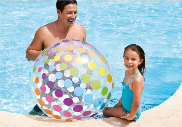 Large Colorful Beach Ball Inflatable Pool Toys WK-192-3