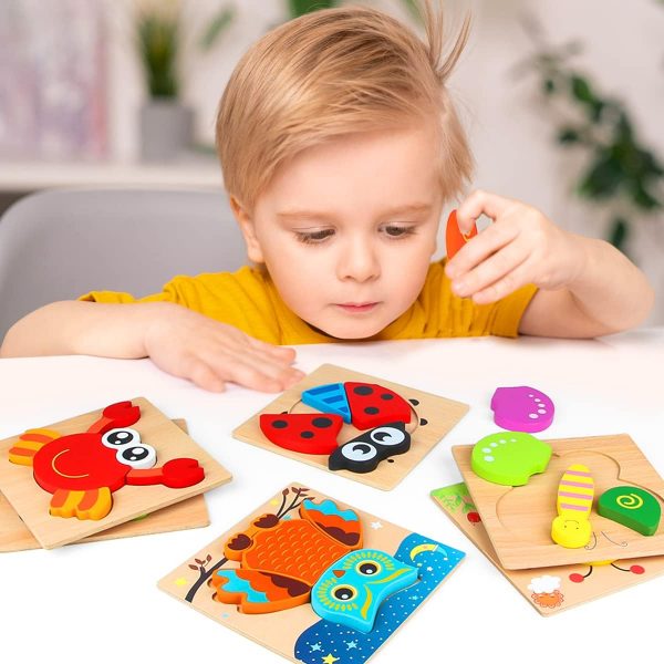 Montessori Wooden Jigsaw Puzzle Toy Animal WK-020-1