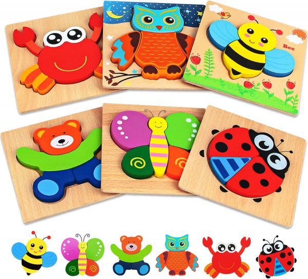 Montessori Wooden Jigsaw Puzzle Toy Animal WK-020-1