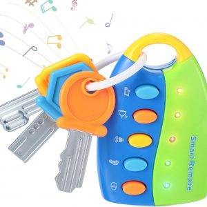 Musical Smart Remote Key Toy Fake Car Toy Keys with Sound and Lights WK-1350