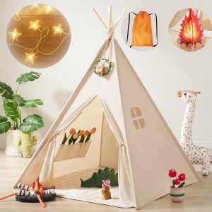 Natural Cotton Canvas Toddler Tent WK-ZP3