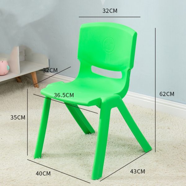 Plastic Stackable School Chairs (Green) WL-XLYG1