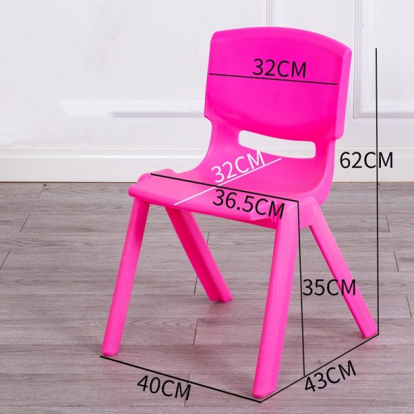 Plastic Stackable School Chairs( pink) WK-XLYP