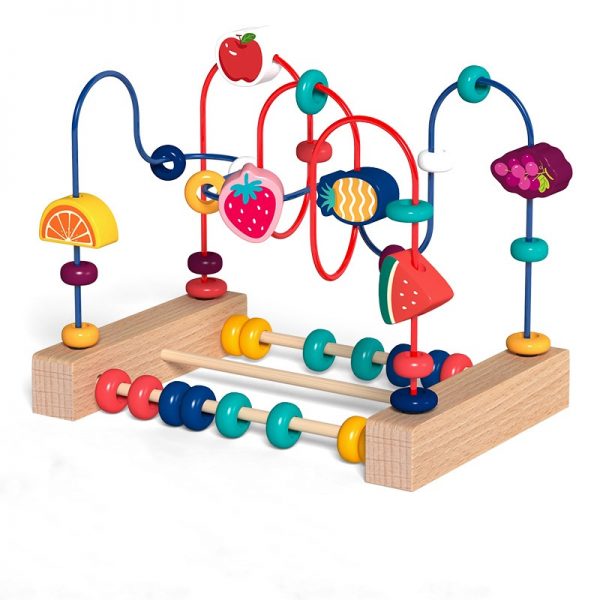 Preschool Educational Bead Maze Toy for Toddlers with Colorful Fruit WK-RZ1