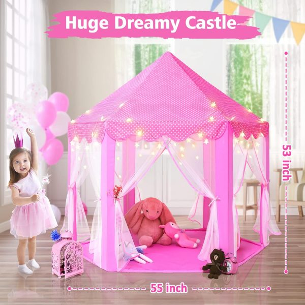 Princess Tent Girls Large Playhouse Kids Castle Play Tent WK-ZP1