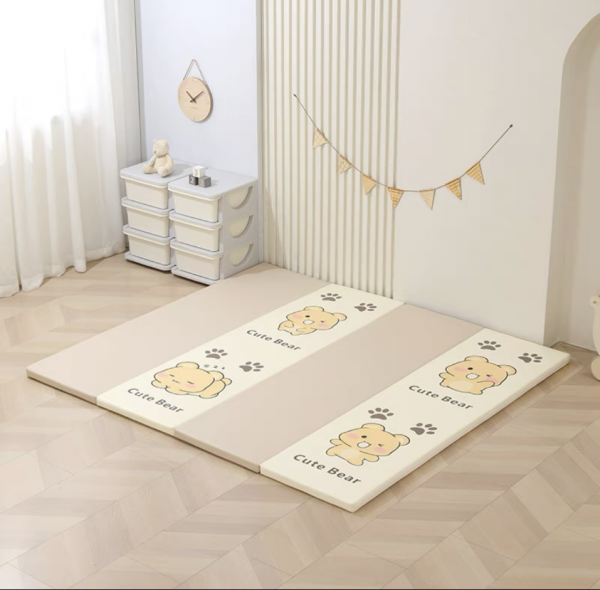 Print Bear Portable Folding Mat Topper Twin for Toddler Baby Kids WK-MF4-6