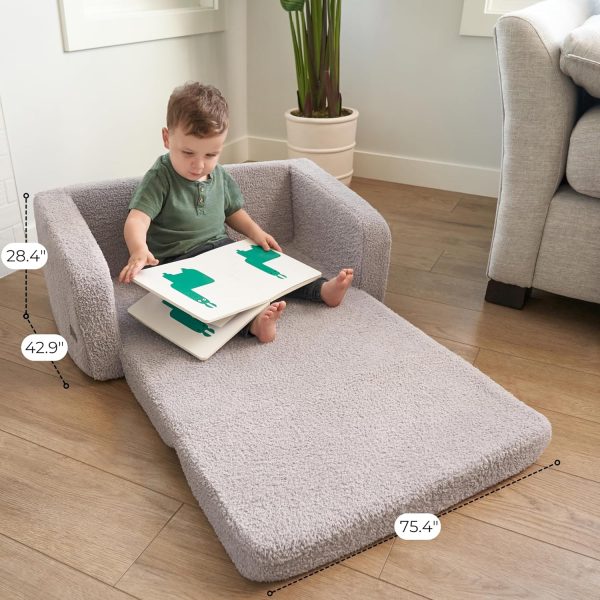 Sturdy Kids Couch and Chair for Fun Play Time or Comfy Lounging - The Perfect 2 in 1