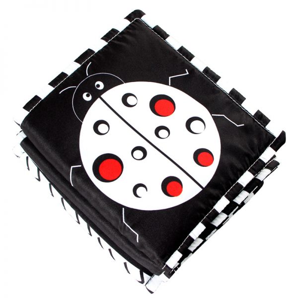 Montessori Black and White High Contrast Cloth Book Activities WK-202153