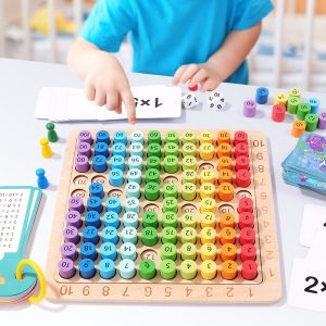 Wooden Montessori Multiplication Addition Board Game WK-260