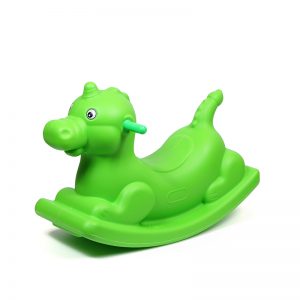 Cow Design Rocking Horse (green) WK-XN