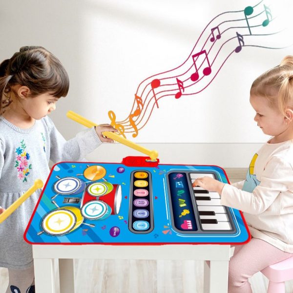 Baby Musical Toys Piano Mat & Drum Set 2 in 1 WK-757