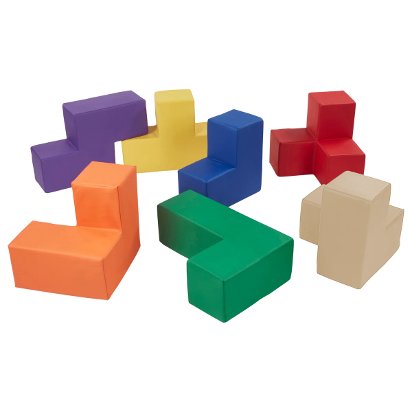 Tetris Building Blocks Foam Puzzle 7-Piece WK-XFK-7-2